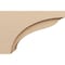 Ekena Millwork 9"W x 27"D x 18"H Classic Helena Rough Cedar Woodgrain TimberThane Corbel, Primed Tan CORUR09X27X18HELRCPR - alternate 2